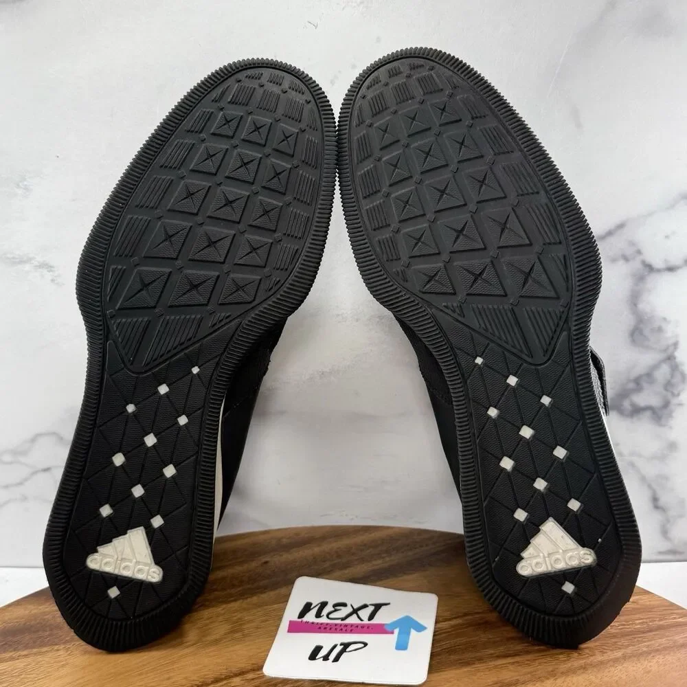 Mens size 8.5-Adidas Crazy Power Black White Weightlifting Power Lifting Shoes